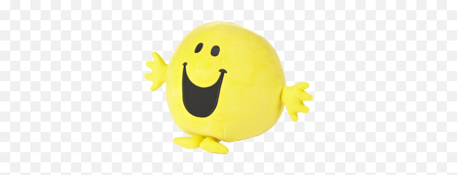 Mr Men - Mr Happy 4 Beanie Plush Happy Emoji,Emoticon Plush