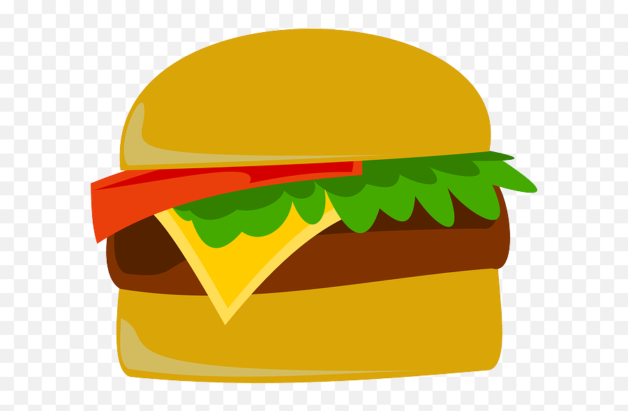 Pixabay - Transparent Background Cheeseburger Clipart Emoji,Hamburger Emojis