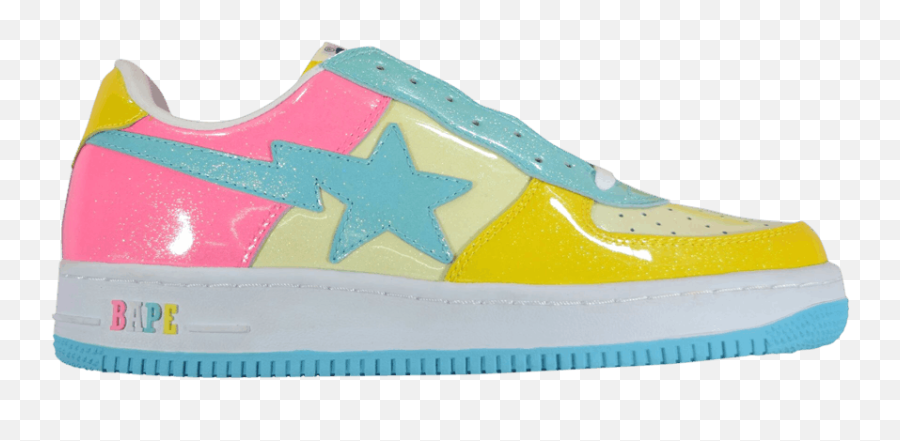 Buy And Sell Authentic Sneakers - Cotton Candy Glitter Bapesta Emoji,Skechers Twinkle Toes Emoji