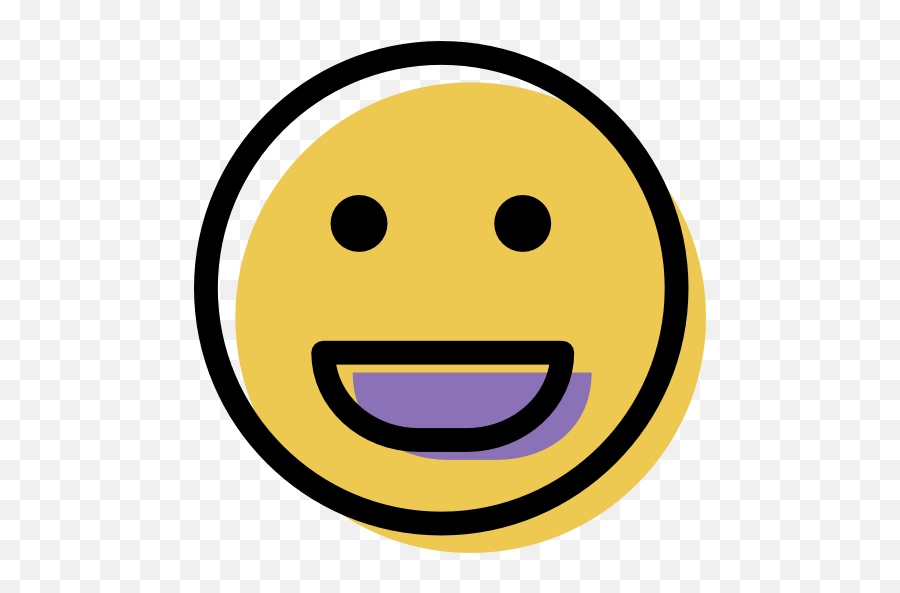 Icono Feliz 10 Emoticon Emo Gratis De Color Emoticons Assets - Icono De Felicidad Png Emoji,Emoticon Satisfecho