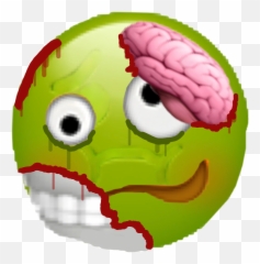 Art Zombie Emoticone Owndesign Sticker - Cccp Emoji,Zombie Emoji