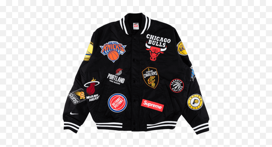 Nba Nike Supreme - Supreme X Nike X Nba Jacket Emoji,Nike Mag Emoji