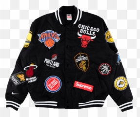Nba Nike Supreme - Supreme X Nike X Nba Jacket Emoji,Nike Mag Emoji
