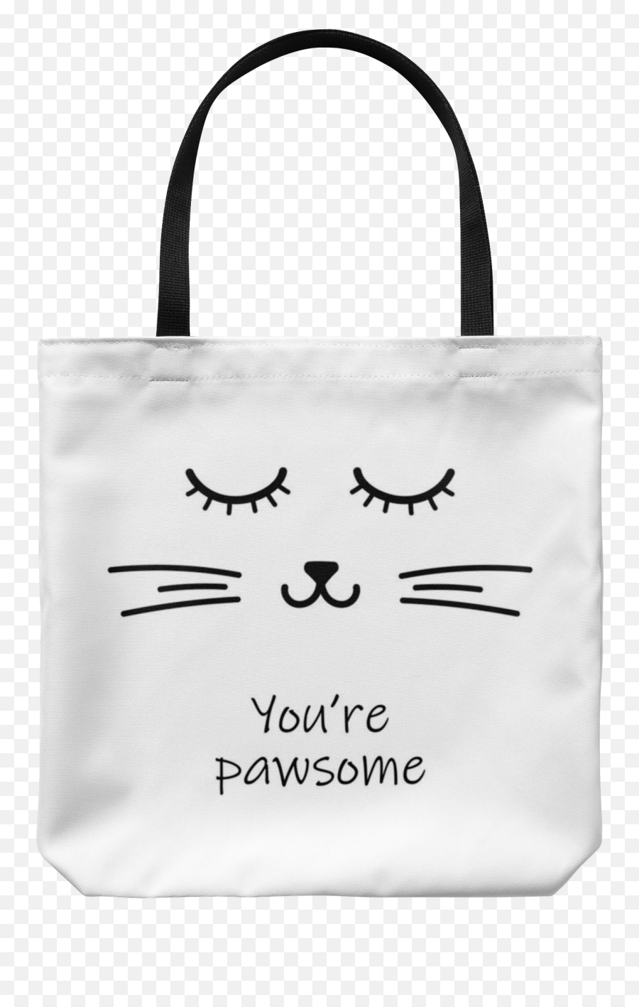 Quote Tote Bag - For Teen Emoji,Emoji Tote Bag