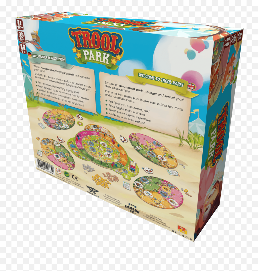 Trool Park U2013 Board Game Box Publishing - Packet Emoji,Emoticon Playing A Boardgame
