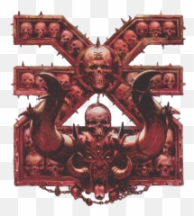 Khorne Warhammer Fantasy Warhammer Art Warhammer - Khorne Sign Emoji,Warhammer Eldar Farseer Emotions