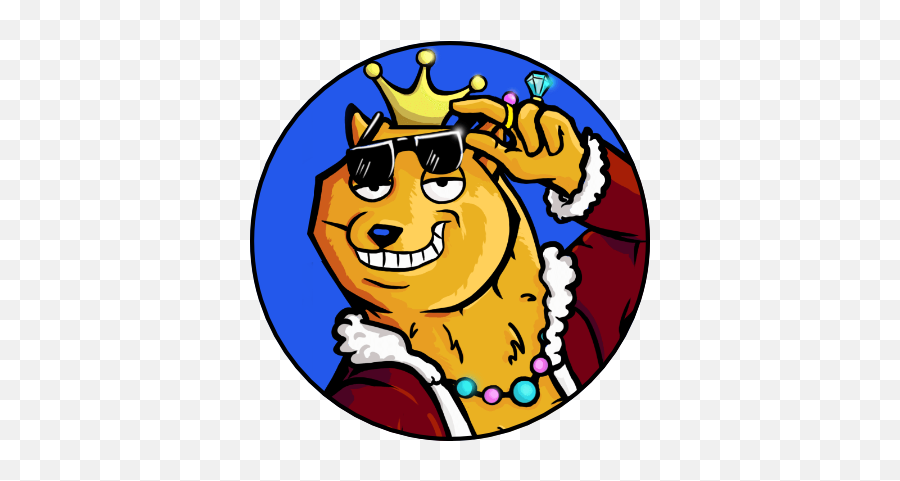King Doge - Kingdoge Emoji,Free Emoticons To Use Doge