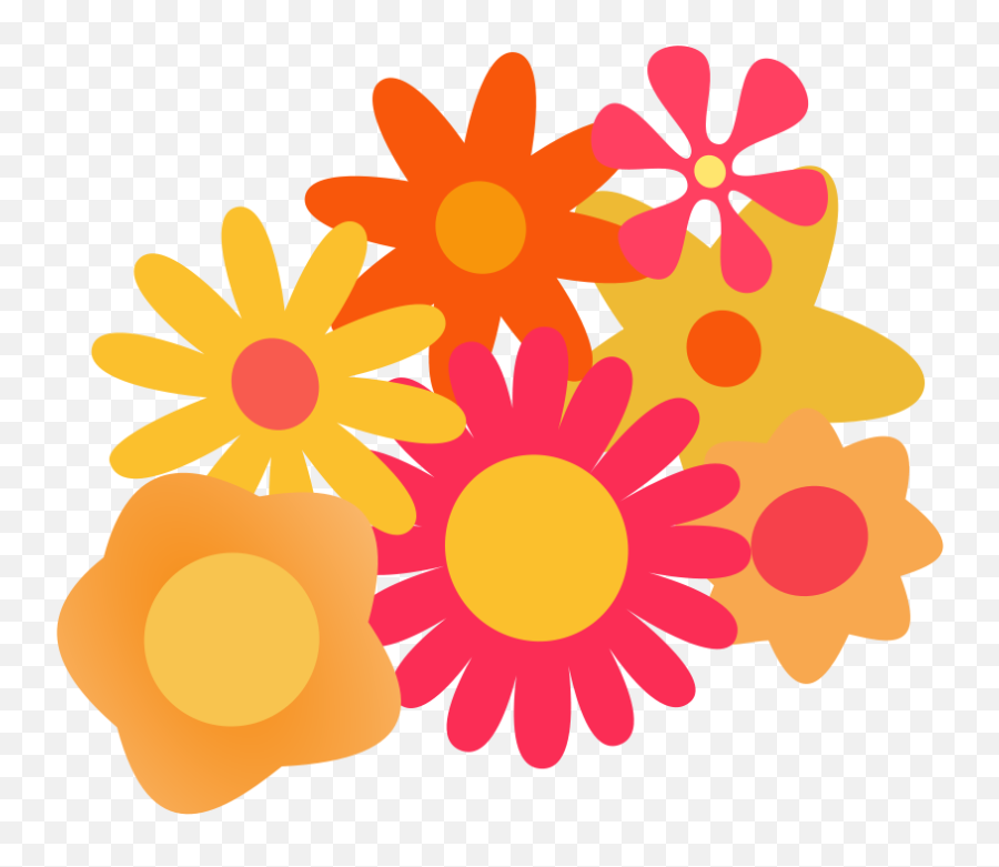 Free Cartoon Flower Cliparts Download Free Clip Art Free - Cartoon Flowers Png Emoji,Imagenes Chidas De Emojis