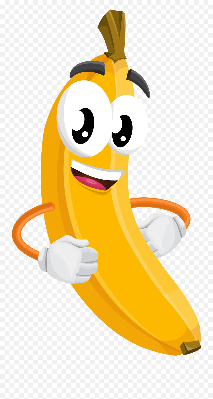 Download Cute Pixabay Bananas Nomads - Gambar Pisang Animasi Png Emoji,Hockey Playing Banana Emoticon