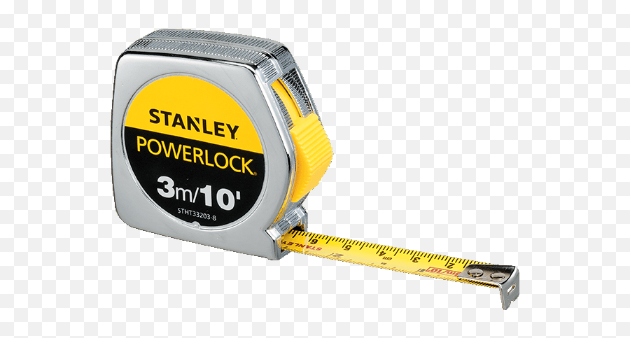 Stanley Powerlock 3m X 13mm Metric Imperial - Stanley 3m Metric Tape Measure Emoji,Rell Emotion Cards