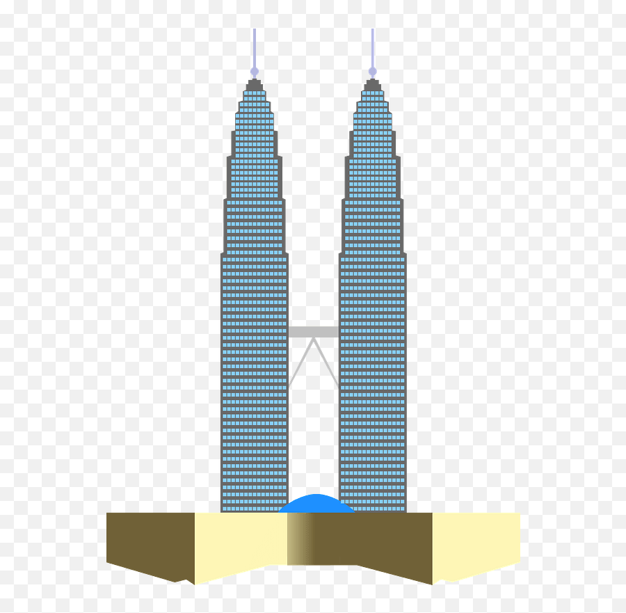 Skyscrapers Clipart Free Download Transparent Png Creazilla - Twin Tower Malaysia Clipart Emoji,Central Park Emoji