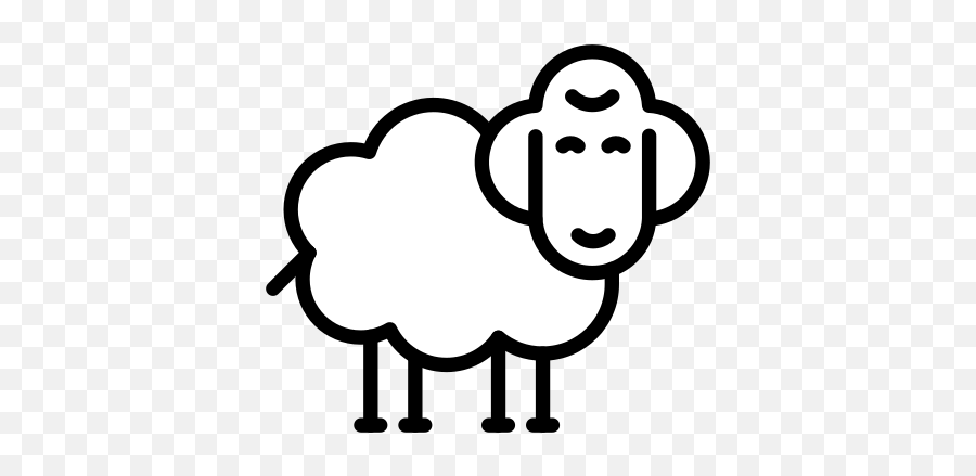 Sheep Free Icon Of Selman Icons - Sheep Icon Emoji,Pixel Sheep Emoticon
