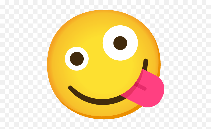 Licking - Wide Grin Emoji,Emoticon Of Peace Out