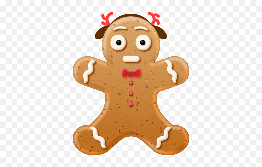 Christmas Gingerbread Emoji - Happy,Nerd Emoji Iphone