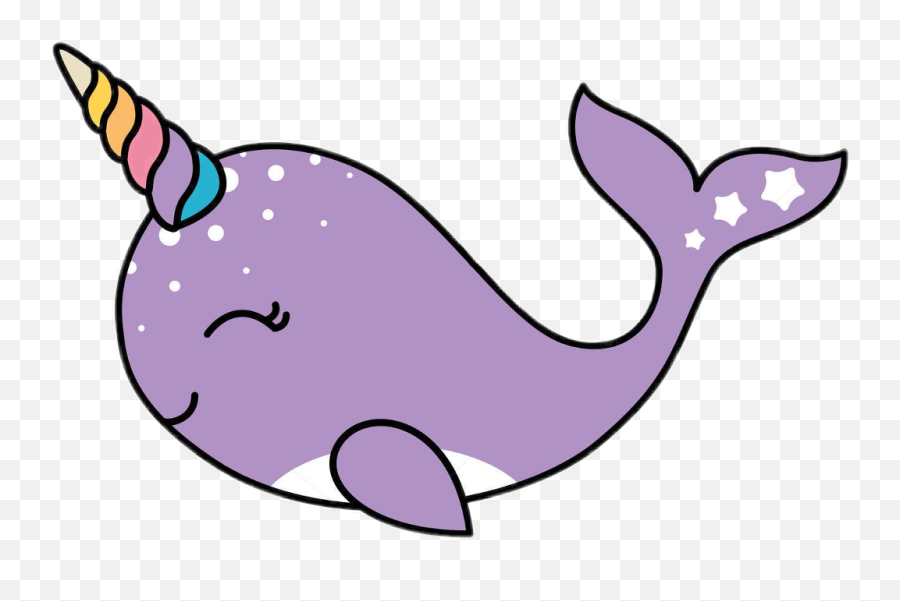 Clipart Whale Unicorn - Ballenas Con Cuerno De Unicornio Unicorn Whale Clipart Emoji,Emojis Para Imprimir Papa