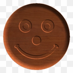 Smiley Face Button - Qobuz Emoji,Smile Emoticon With Peace Sign