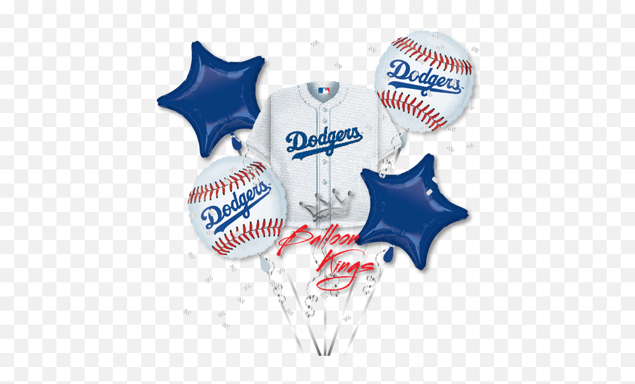 Los Angeles Dodgers Bouquet - Dodgers Balloons Transparent Background Emoji,Dodgers Emoji