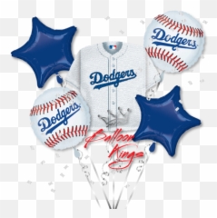 Los Angeles Dodgers Bouquet - Dodgers Balloons Transparent Background Emoji,Dodgers Emoji