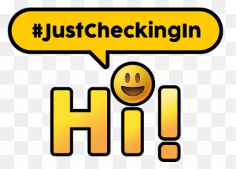 Hi Justcheckingin - Happy Emoji,Hi Emoticon