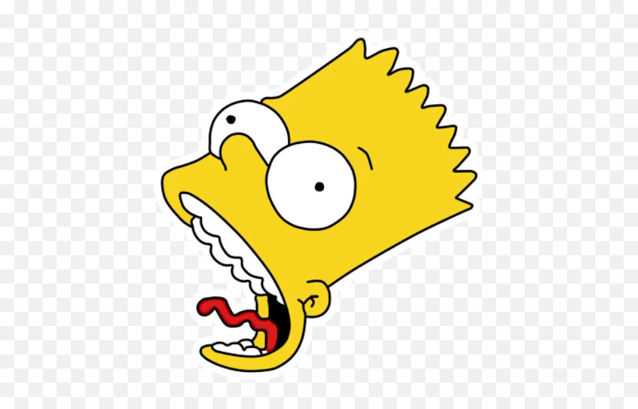 Bart Head Png - Transparent Bart Simpson Face Emoji,Simpsons Tapped Out Wiki Homer Emoticons