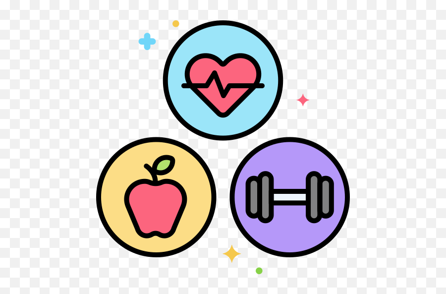 Healthy Lifestyle Free Vector Icons Designed By Flat Icons Emoji,Apple Food Emojis Psd