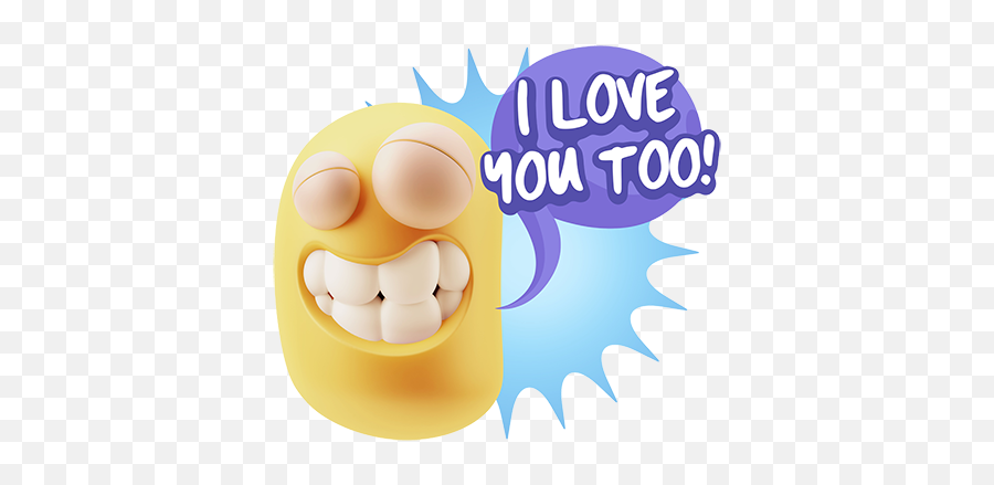 3d Love Colourful Stickers For Imessage By Pallavi Kalyanam Emoji,Emoticon 3d Love