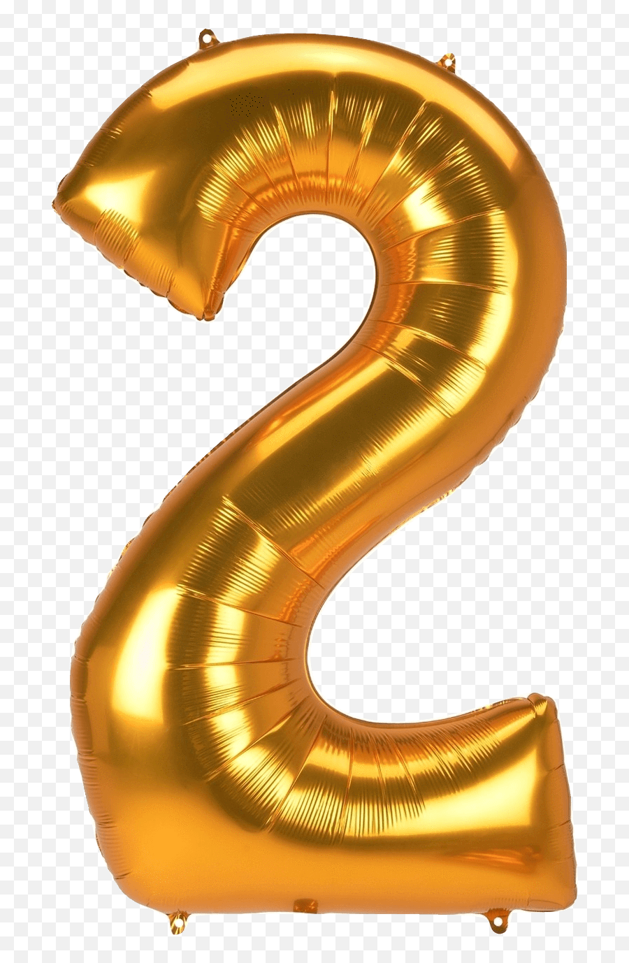 53 Jumbo Gold Number Balloons - Instaballoons Wholesale Emoji,Emoji Number 2