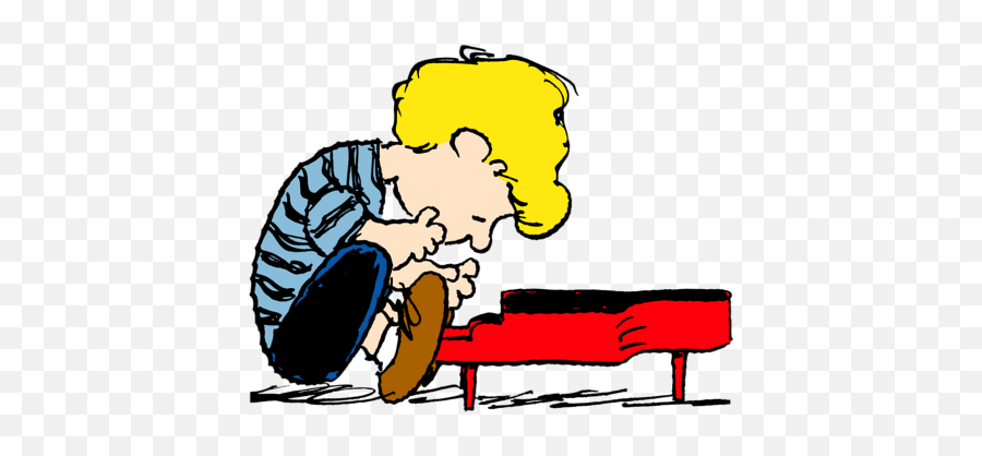 Peanuts Piano Clipart - Clipartix Schroeder Peanuts Emoji,Piano Emoji Png