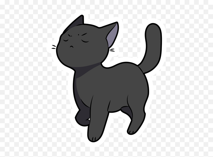 Cute Cats - Sticker Mania Emoji,Lying On Floor Cat Emoji