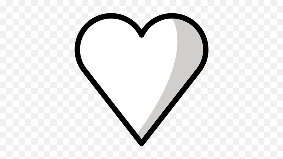 White Heart - Emoji Meanings U2013 Typographyguru Horizontal,Heart Emoji Meanings