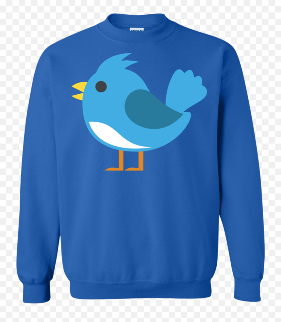 Blue Bird Emoji Sweatshirt U2013 That Merch Store - Darth Vader Christmas Sweater,Long Emoji