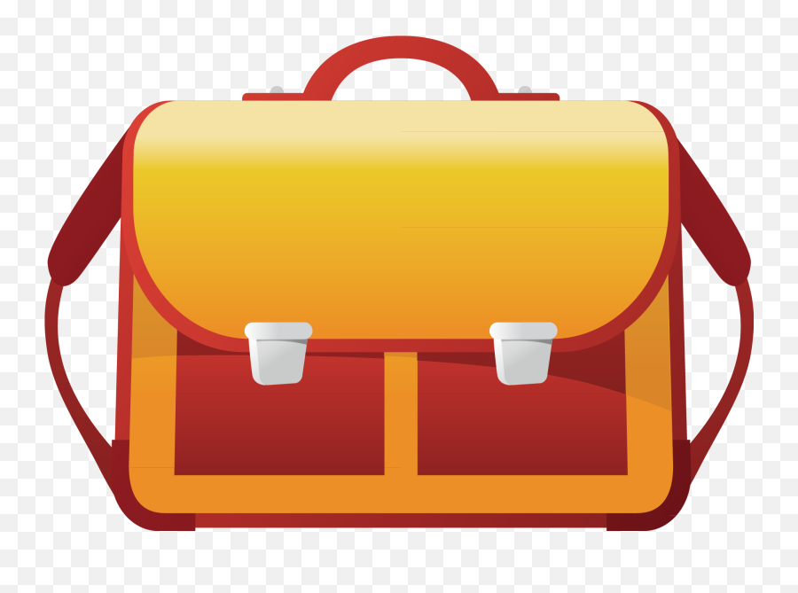 Png Free Stock Briefcase Clipart Orange - Cartable Image Clipart School Bag Cartoon Emoji,Briefcase Emoji