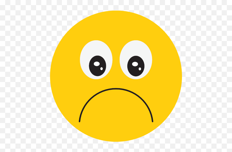 Face Sad Smiley Icon Emoji,Picture Of Sad Face Emoticon