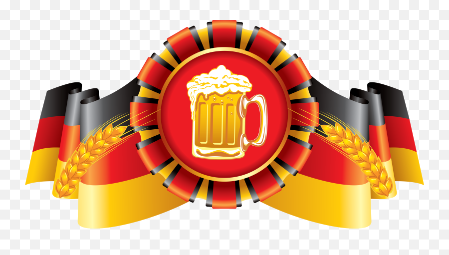 German Clipart Oktoberfest German - German Flag With Beer German Flag And Beer Emoji,Oktoberfest Emojis