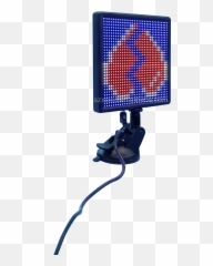 Led Advertisement Display Screen - Signaling Device Emoji,Wireless Led Car Emoticon