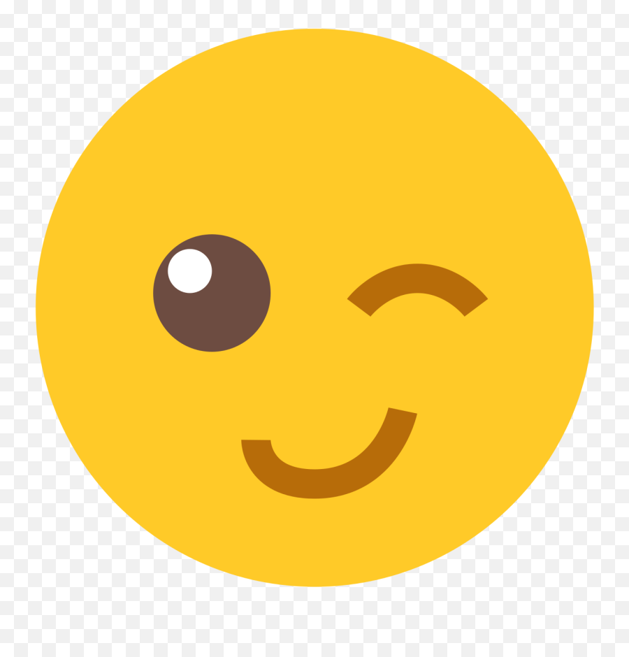 Wink Emoticon Smiley Computer Icons - Emoji Guiño De Ojo Png,Winky Emoji