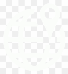 White Worldwide Location Icon - Website White Icon Transparent Background Emoji,Emoticon Location