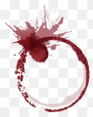 Download Drink Effect Sparkling Glass - Red Wine Stain Transparent Emoji,Emoticons 