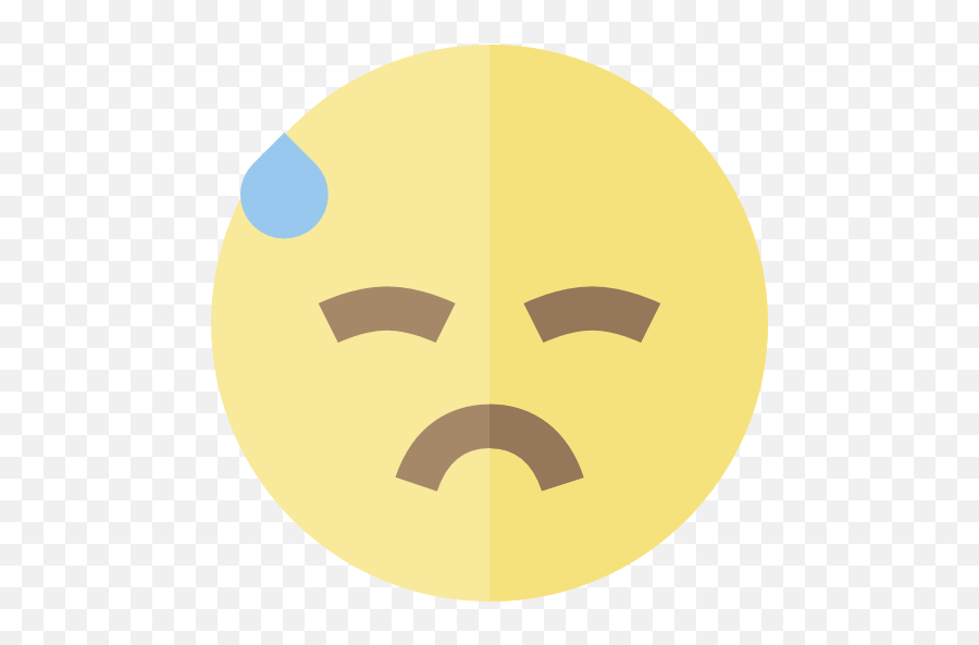 Worried - Dot Emoji,Worrying Emoticon