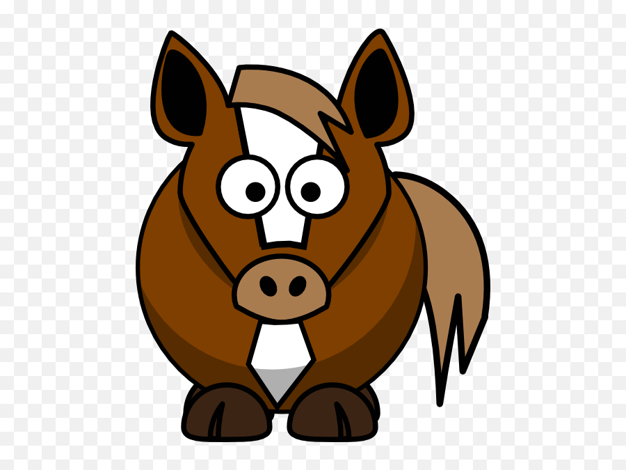 Cartoon Hirse - Clip Art Cartoon Horse Png Emoji,Cartoon Horse Faces Emotion