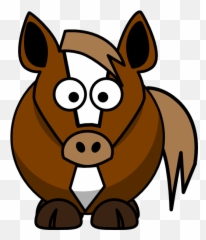 Cartoon Hirse - Clip Art Cartoon Horse Png Emoji,Cartoon Horse Faces Emotion