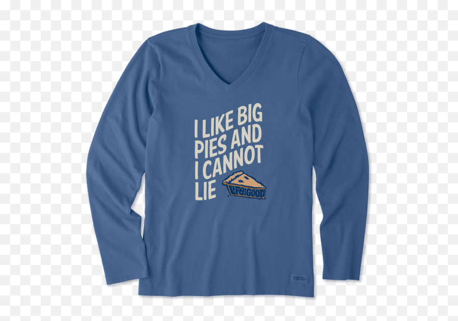 Big Pies Long Sleeve Crusher Vee - Long Sleeve Emoji,You Cannot Lie To Me Why Is It So Easy Emoji Hears Big Pies Long Sleeve Crusher Vee - Long Sleeve Emoji,You Cannot Lie To Me Why Is It So Easy Emoji Hears