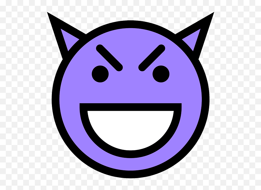 Smiley Face Laughing Devil Face Blue T - Evil Smiley Face Emoji,How To Create A Devil Emoticon