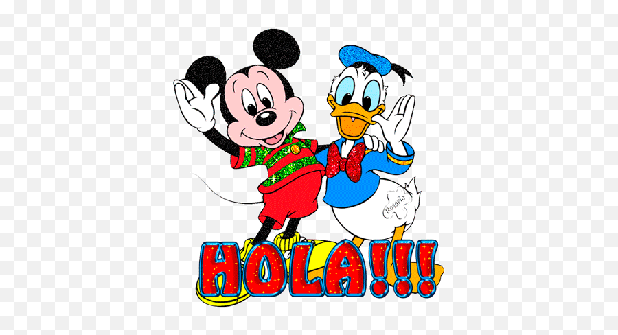 Hello Greeting Hello Gif Hello Quotes - Mickey Mouse Y Donald Emoji,