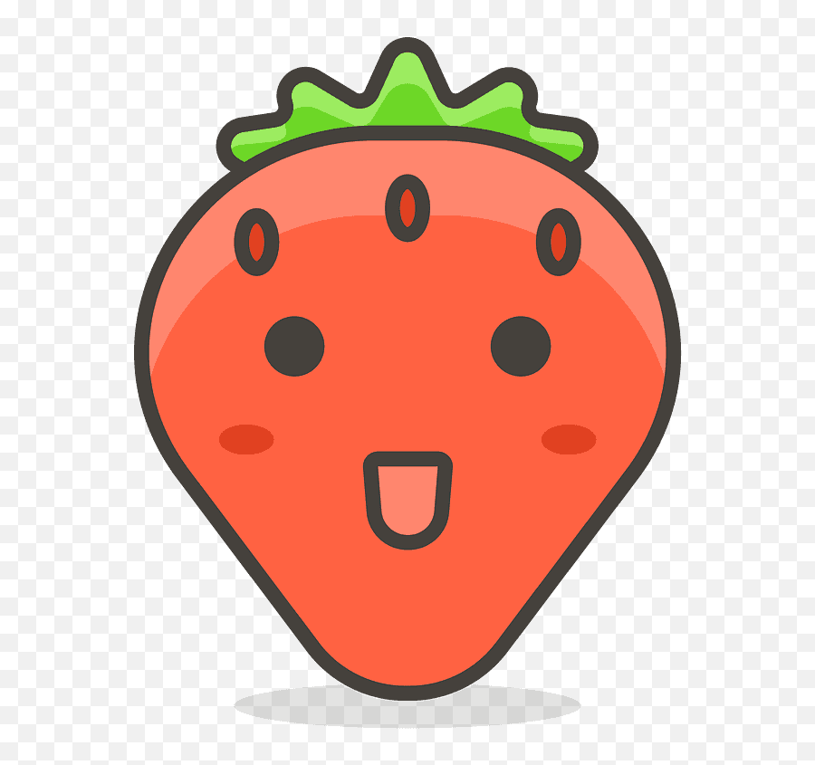 Fresa Clipart - Strawberry Emoji,Emoji Frutas