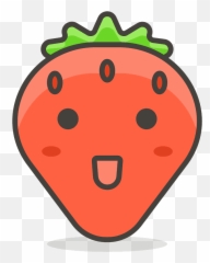 Fresa Clipart - Strawberry Emoji,Emoji Frutas