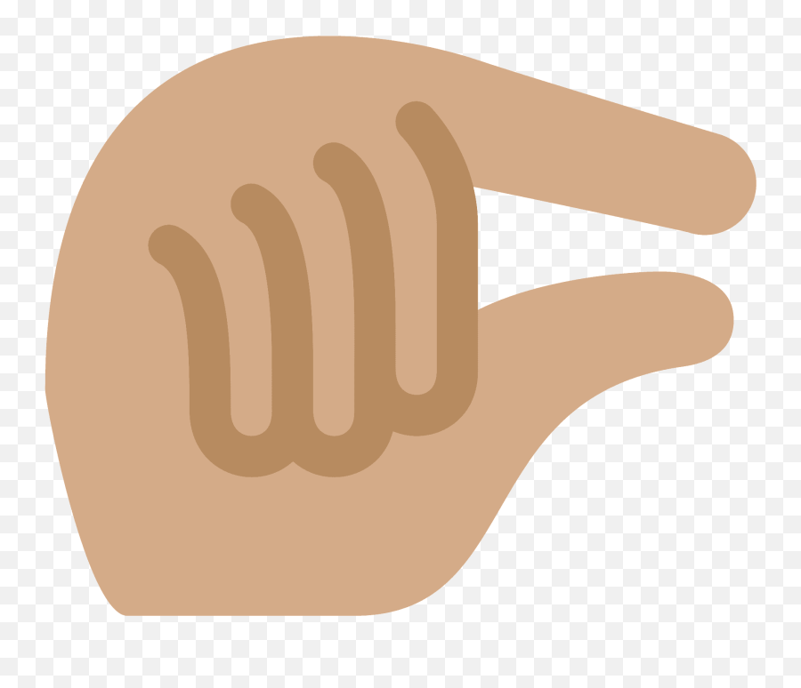 Medium Skin Tone Emoji - Pinching Hand Emoji Vector,Pinching Hand Emoji