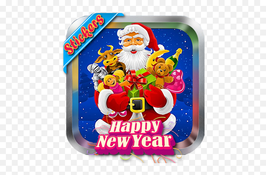 Year 2020 For Whatsapp 1 - Santa Cute Christmas Wallpaper Hd Emoji,Natal Emoticons Whatsapp