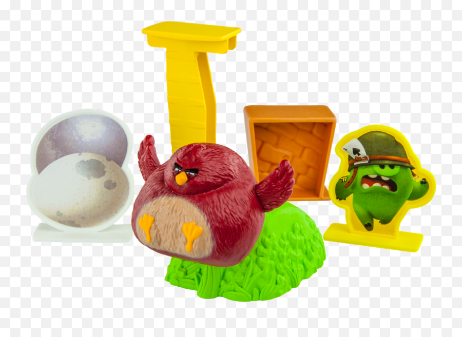 Ten Angry Birds Happy Meal Toys Emoji,Big Angry Bird Facebook Emoticon