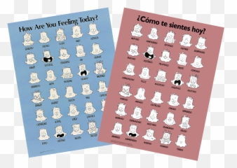 Both How Are You Feeling Today Posters Englishspanish - Como Te Sientes Hoy Poster In English Emoji,Where You Feel Emotions Tumblr Writing